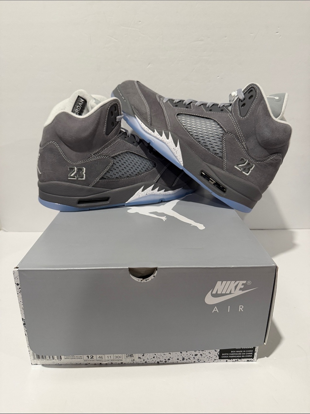 Air Jordan Retro 5 'Wolf Grey' Sz: 12 (DD0587-002)